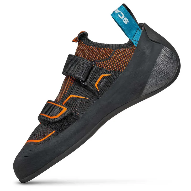 Scarpa Mens Reflex V Climbing Shoe Black Flame-5